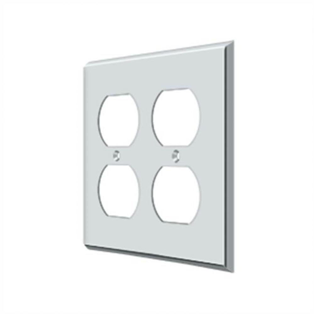 Switch Plate, Quadruple Outlet