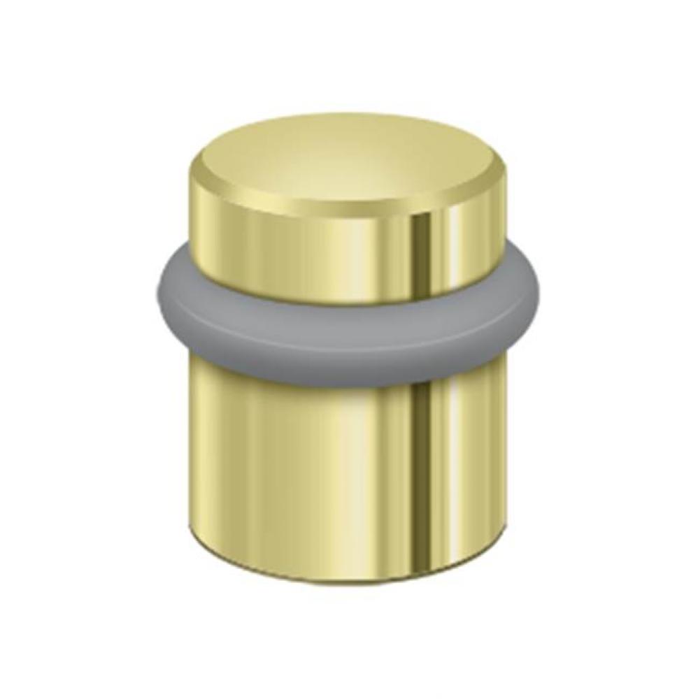 Round Universal Floor Bumper 1-1/2&apos;&apos;, Solid Brass