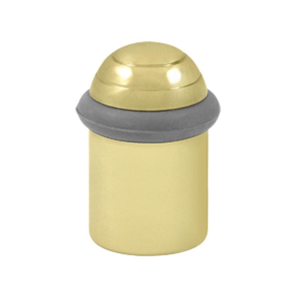 Round universal Floor Bumper Dome Cap 2-1/8&apos;&apos;, Solid Brass