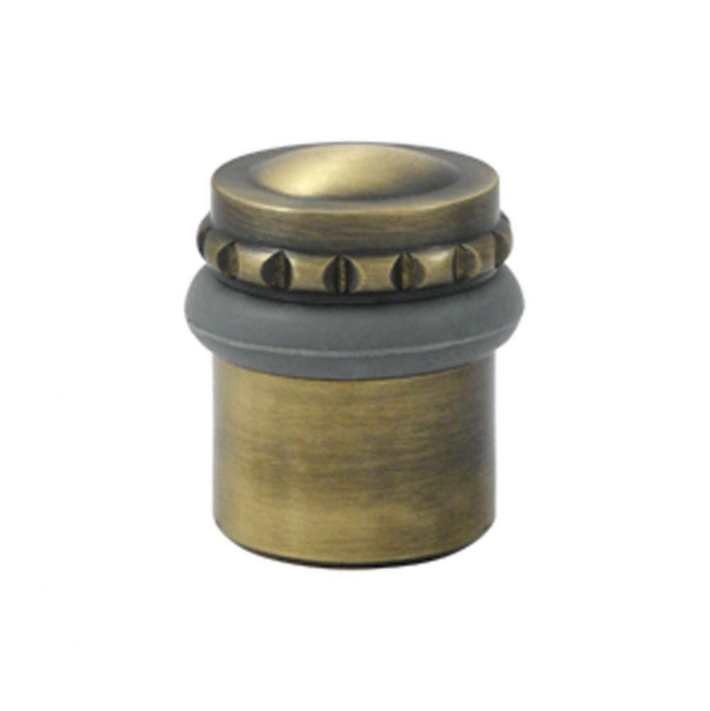 Round Universal Floor Bumper Pattern Cap 1-5/8&apos;&apos;, Solid Brass