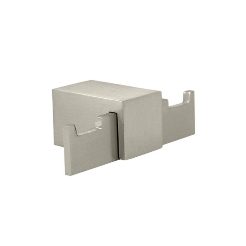 Double Robe Hook Za Series, Satin Nickel