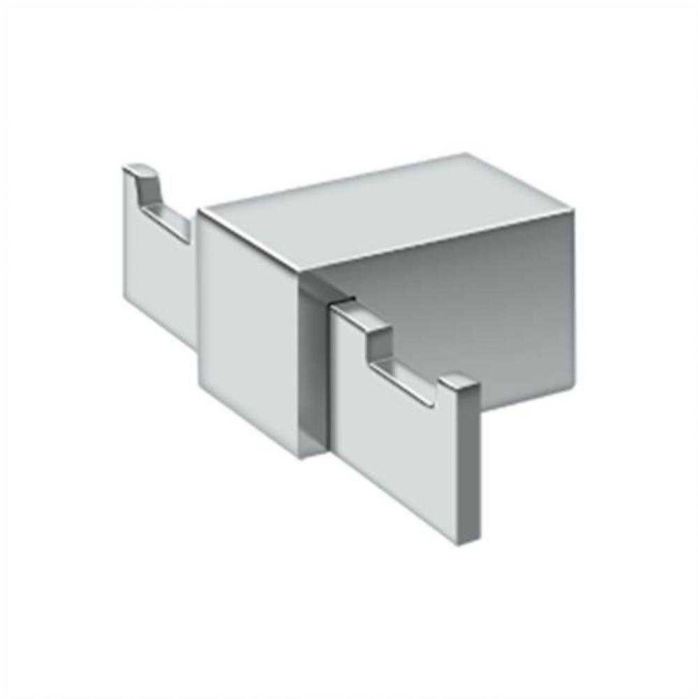 Double Robe Hook Za Series, Polished Chrome