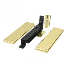 Deltana DASH95U3 - Spring Hinge, Double Action w/ Solid Brass Cover Plates