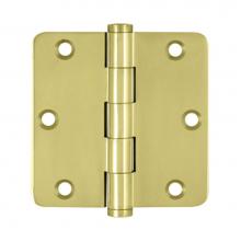 Deltana DSB35R43-R - 3-1/2'' x 3-1/2'' x 1/4'' Radius Hinge, Residential