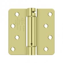 Deltana DSH4R42D - 4'' x 4'' x 1/4'' Spring Hinge, UL Listed