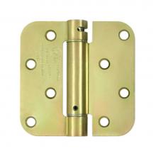 Deltana DSH4R52DBM - 4'' x 4'' x 5/8'' Spring Hinge Benchmark, UL Listed