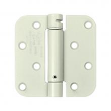 Deltana DSH4R5USPWBM - 4'' x 4'' x 5/8'' Spring Hinge Benchmark, UL Listed