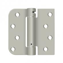 Deltana DSH4SR515-LH - 4'' x 4'' x 5/8'' x SQ Spring Hinge, UL Listed