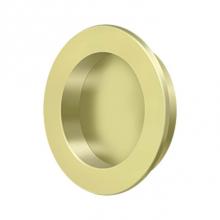 Deltana FP238U3 - Flush Pull , Round, HD, 2-3/8'', Solid Brass