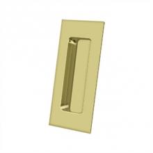 Deltana FP40U3 - Flush Pull, Rectangular, HD, 4'' x 1-7/8'' x 7/16'', Solid Brass