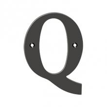 Deltana RL4Q-10B - 4'' Residential Letter Q