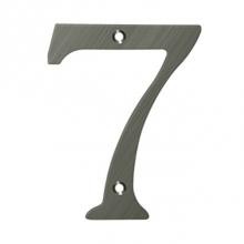Deltana RN6-7U15 - 6'' Numbers, Solid Brass