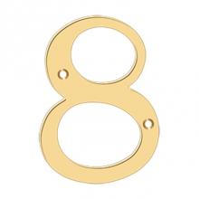 Deltana RN6-8 - 6'' Numbers, Solid Brass