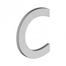 Deltana RNB-CU32D - 4'' LETTER C, B SERIES WITH RISERS, STAINLESS STEEL