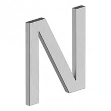 Deltana RNE-NU32D - 4'' LETTER N, E SERIES WITH RISERS, STAINLESS STEEL