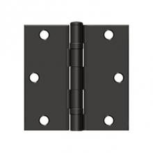 Deltana S35BBU10B-R - 3-1/2'' x 3-1/2'' Square Hinge, Ball Bearing