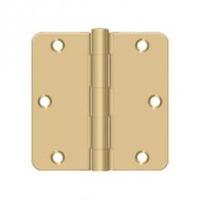 Deltana S35R44 - 3-1/2'' x 3-1/2'' x 1/4'' Radius Hinge, Residential Thickness