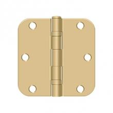 Deltana S35R5BB4 - 3-1/2'' x 3-1/2'' x 5/8'' Radius Hinge, Ball Bearing