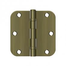 Deltana S35R5BB5 - 3-1/2'' x 3-1/2'' x 5/8'' Radius Hinge, Ball Bearing