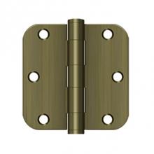 Deltana S35R5HD5 - 3-1/2'' x 3-1/2'' x 5/8'' Radius Hinge, HD