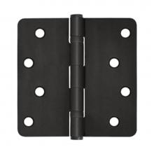 Deltana S44R4BB10B - 4'' x 4'' x 1/4'' Radius Hinge, Ball Bearings, Residential