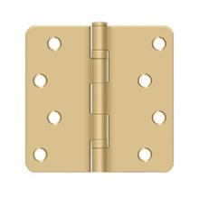 Deltana S44R4BB4 - 4'' x 4'' x 1/4'' Radius Hinge, Ball Bearings, Residential