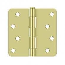 Deltana S44R4BK2D - 4'' x 4'' x 1/4'' Radius Hinge, Residential