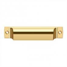 Deltana SHP40CR003 - Rectangular Shell Pull 4''