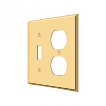 Deltana SWP4762CR003 - Switch Plate, Single Switch/Double Outlet