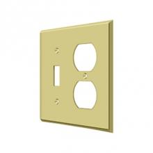 Deltana SWP4762U3 - Switch Plate, Single Switch/Double Outlet