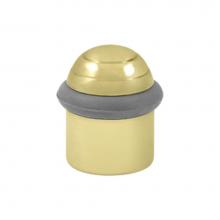 Deltana UFBD4505U3 - Round Universal Floor Bumper Dome Cap 1-5/8'', Solid Brass