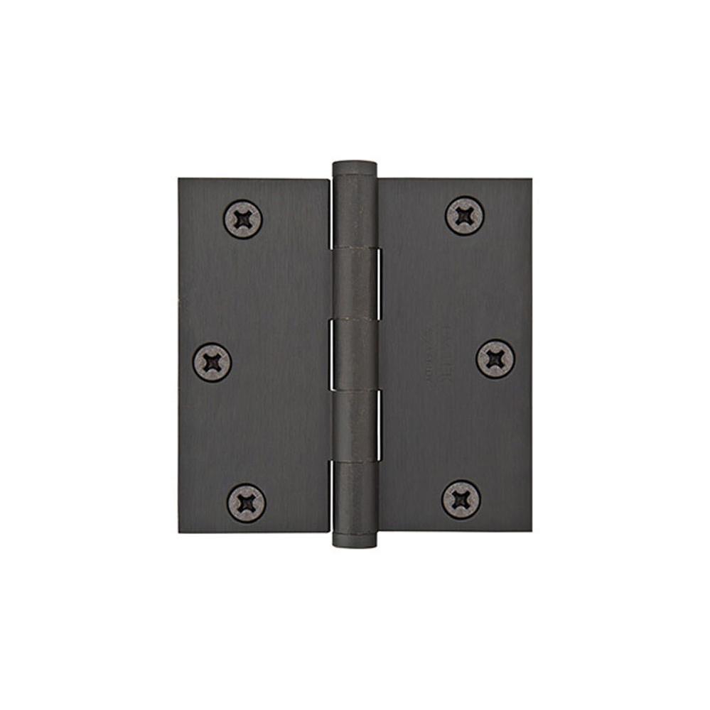 9600 Brass Hinge, HD, SqCr, 3.5x3.5&apos;&apos;, US10B