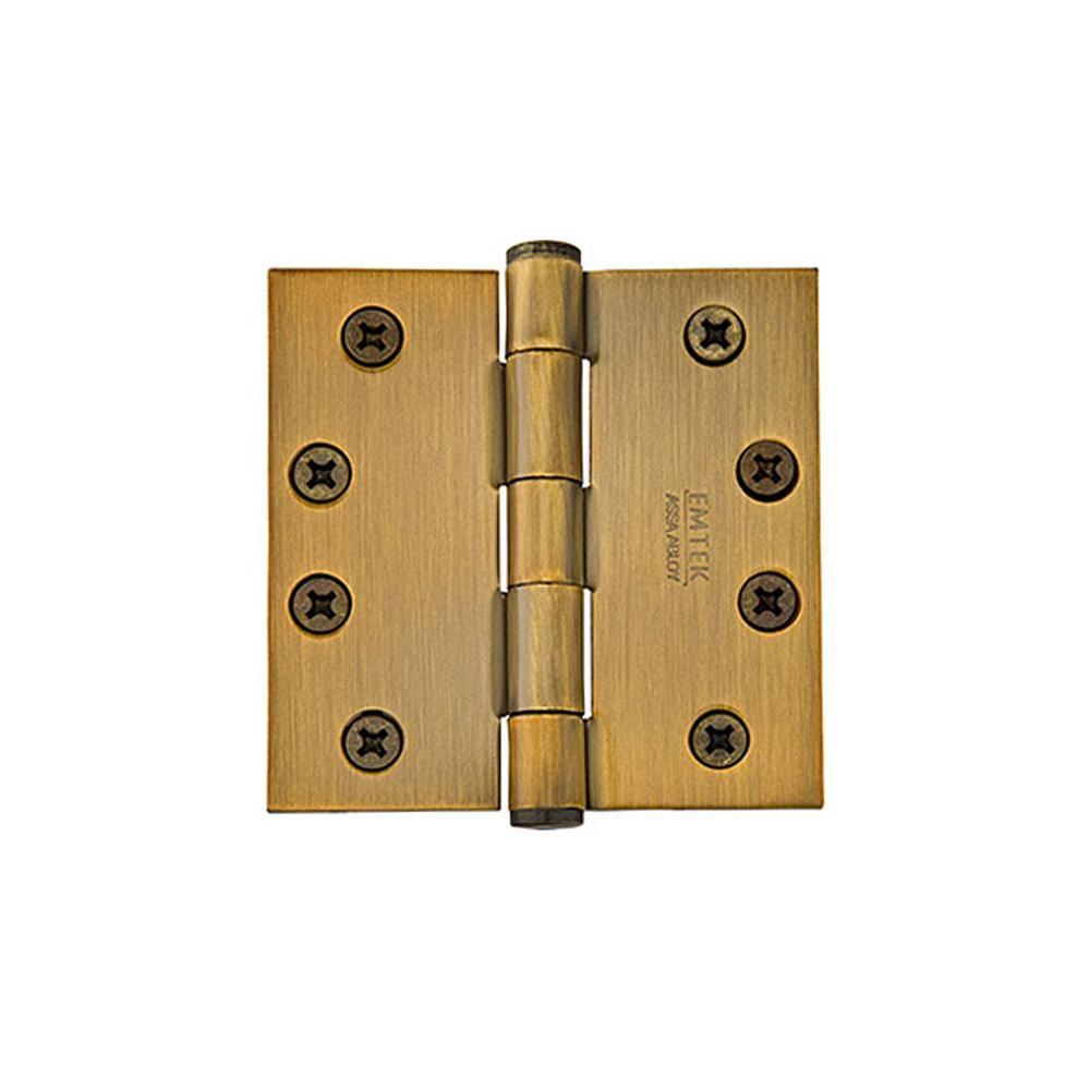 9600 Brass Hinge, HD, SqCr, 4.5x4.5&apos;&apos;, US10B