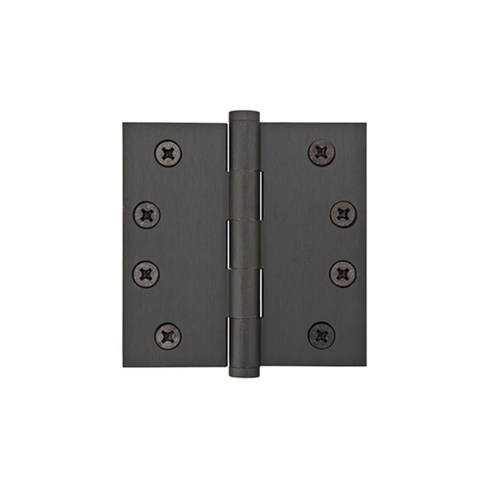 9600 Brass Hinge, HD, SqCr, 4x4&apos;&apos;, US10B