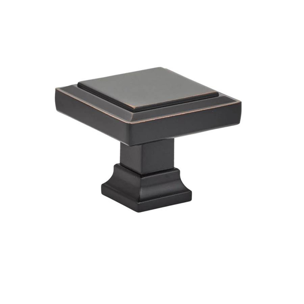Geometric Square Knob, 1-5/8'', US14