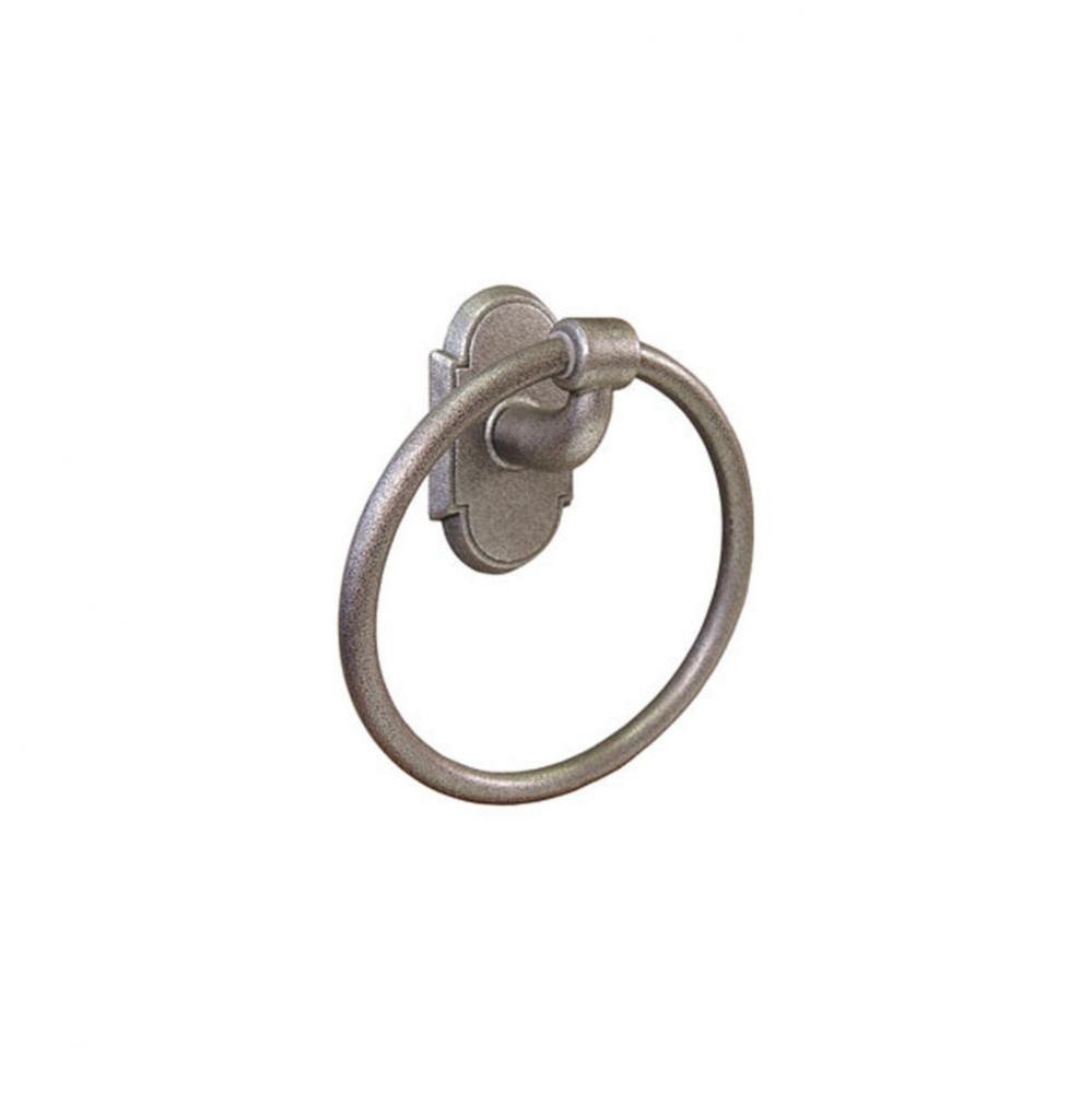 Stl Towel Ring, Rose 2, 6-1/2&apos;&apos;, FB