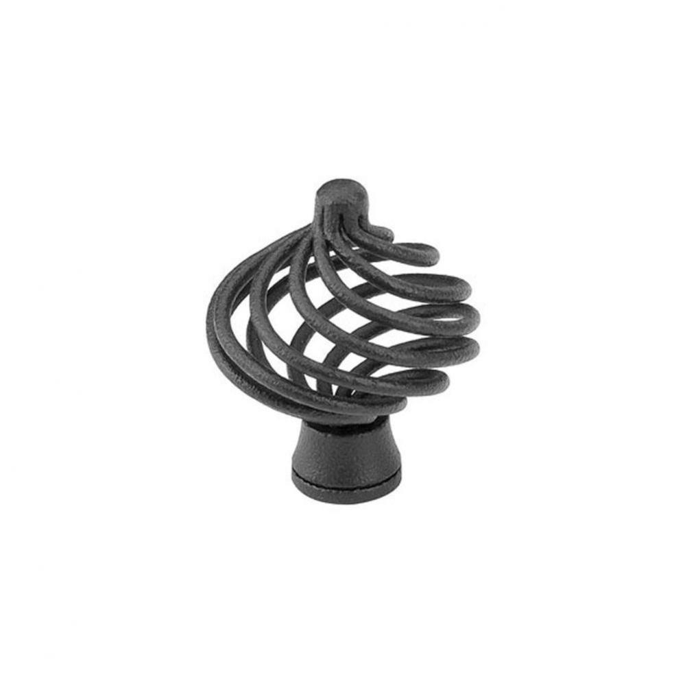 Wrought Steel Flanders Cabinet Knob, 1-1/2&apos;&apos;, FBS