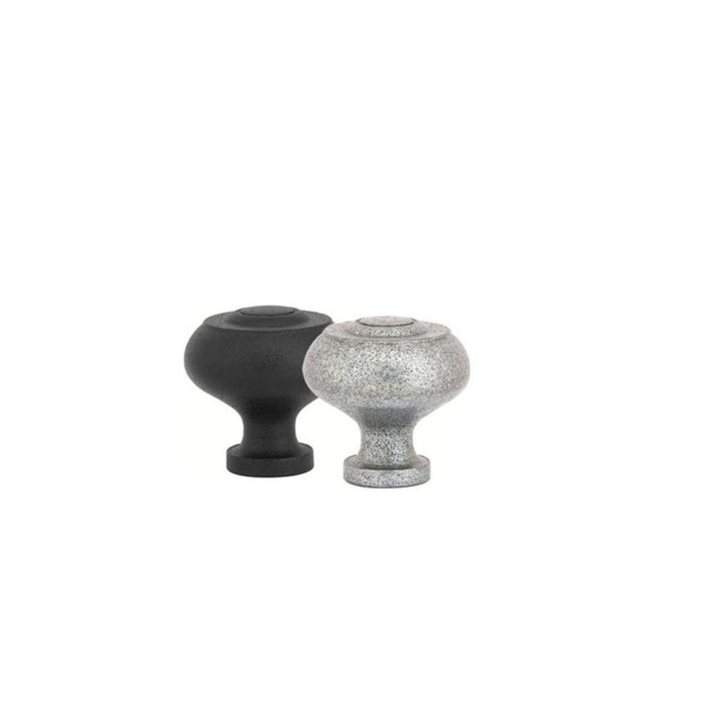 Wrought Steel Brittany Wardrobe Knob, 1-3/4&apos;&apos;, FBS