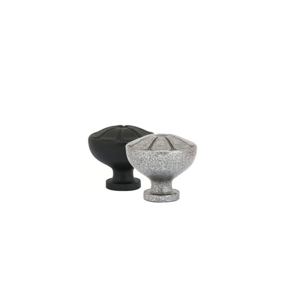 Wrought Steel Petal Wardrobe Knob, 1-3/4&apos;&apos;, FBS