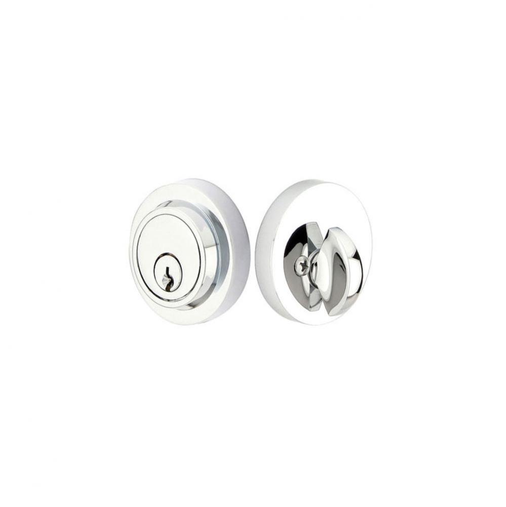 Modern Rnd Deadbolt, Dbl, 10B