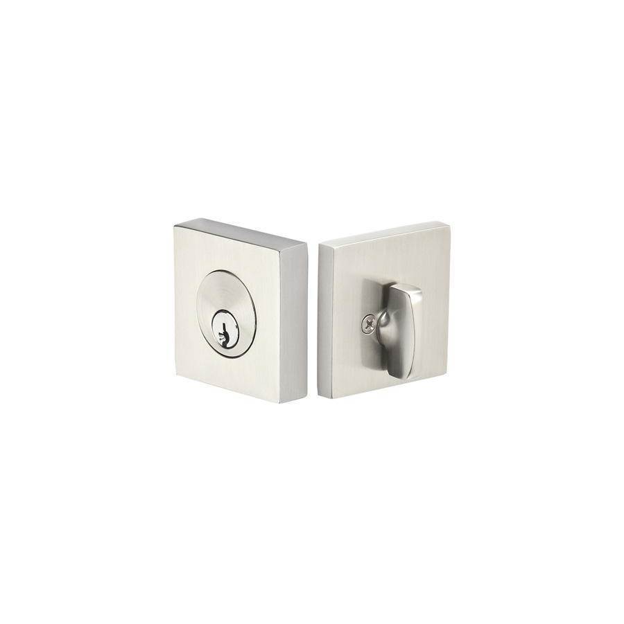 Weiser Keyway, Square Deadbolt, Sgl, US26