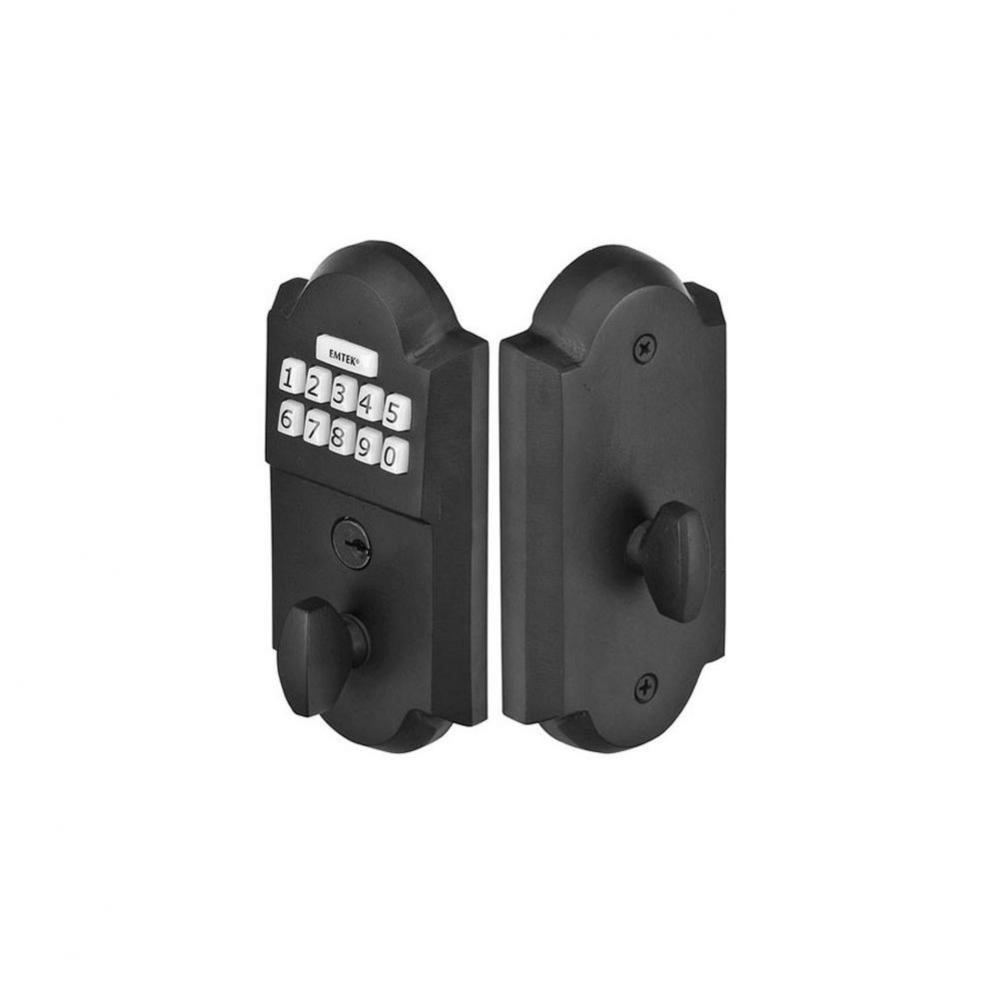 Emtek Keypad Deadbolt, Flat Black