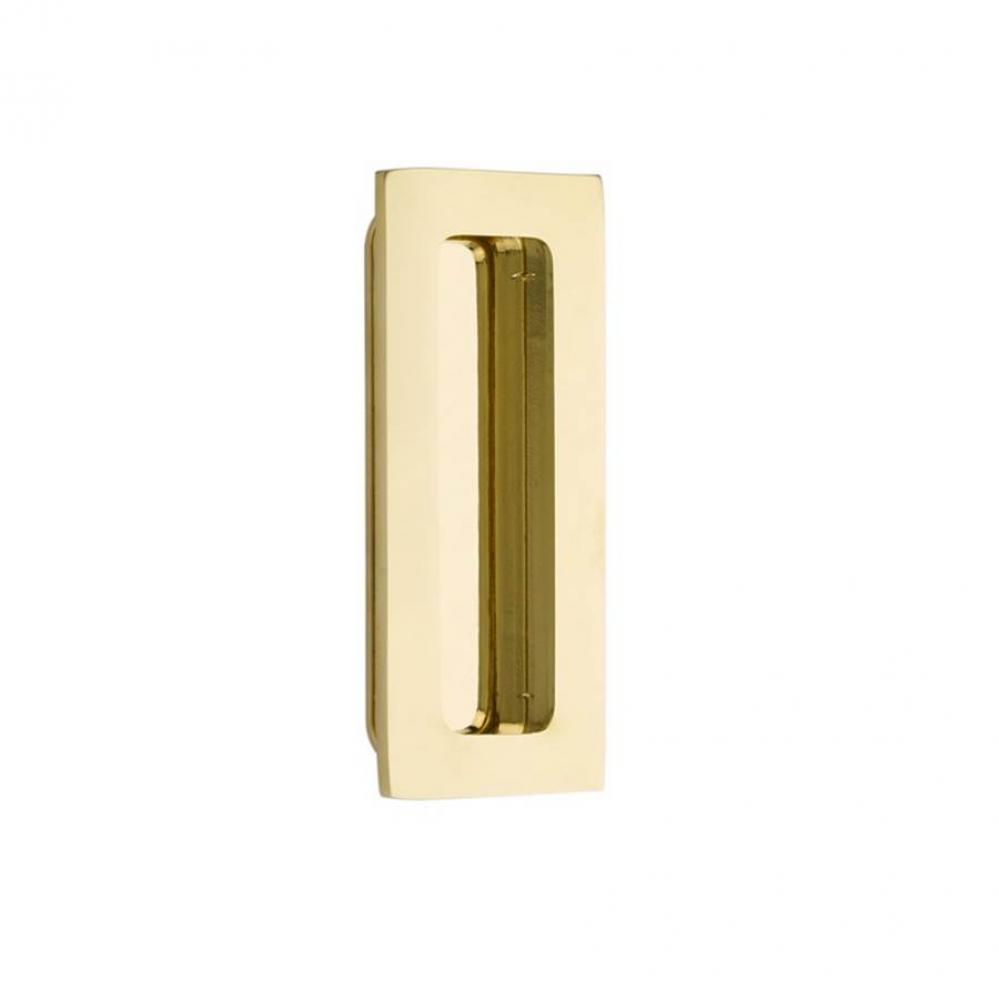 Brass Modern Rectangular Flush Pull 4&apos;&apos;, US3