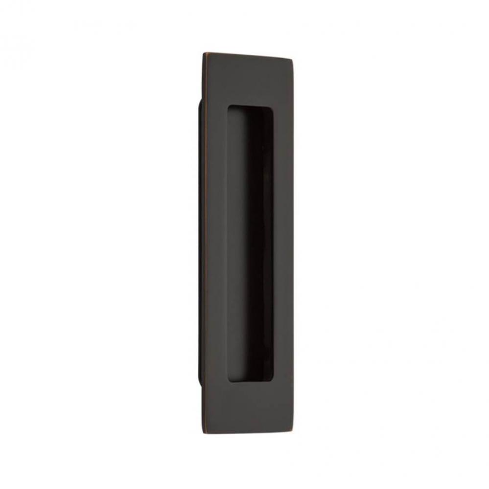 Brass Modern Rectangular Flush Pull 6&apos;&apos;, US10B