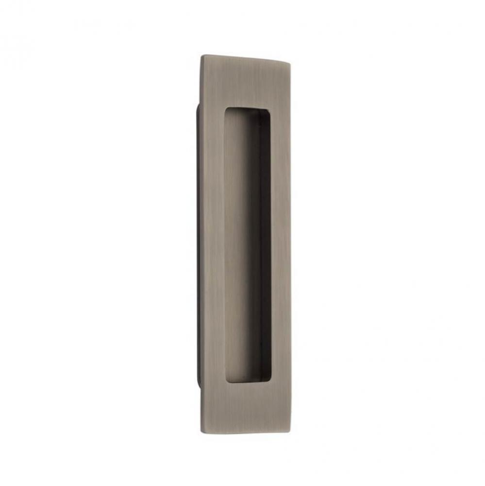 Brass Modern Rectangular Flush Pull 6&apos;&apos;, US15A