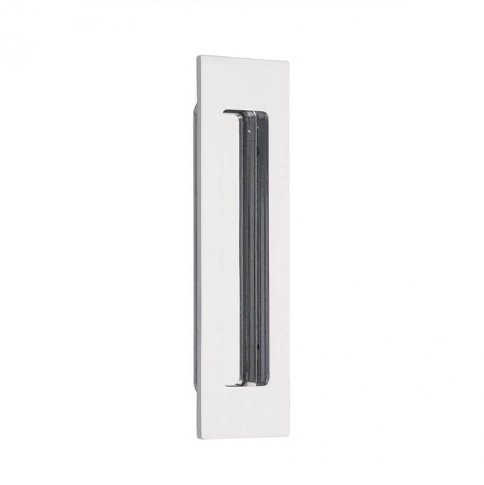 Brass Modern Rectangular Flush Pull 6&apos;&apos;, US26