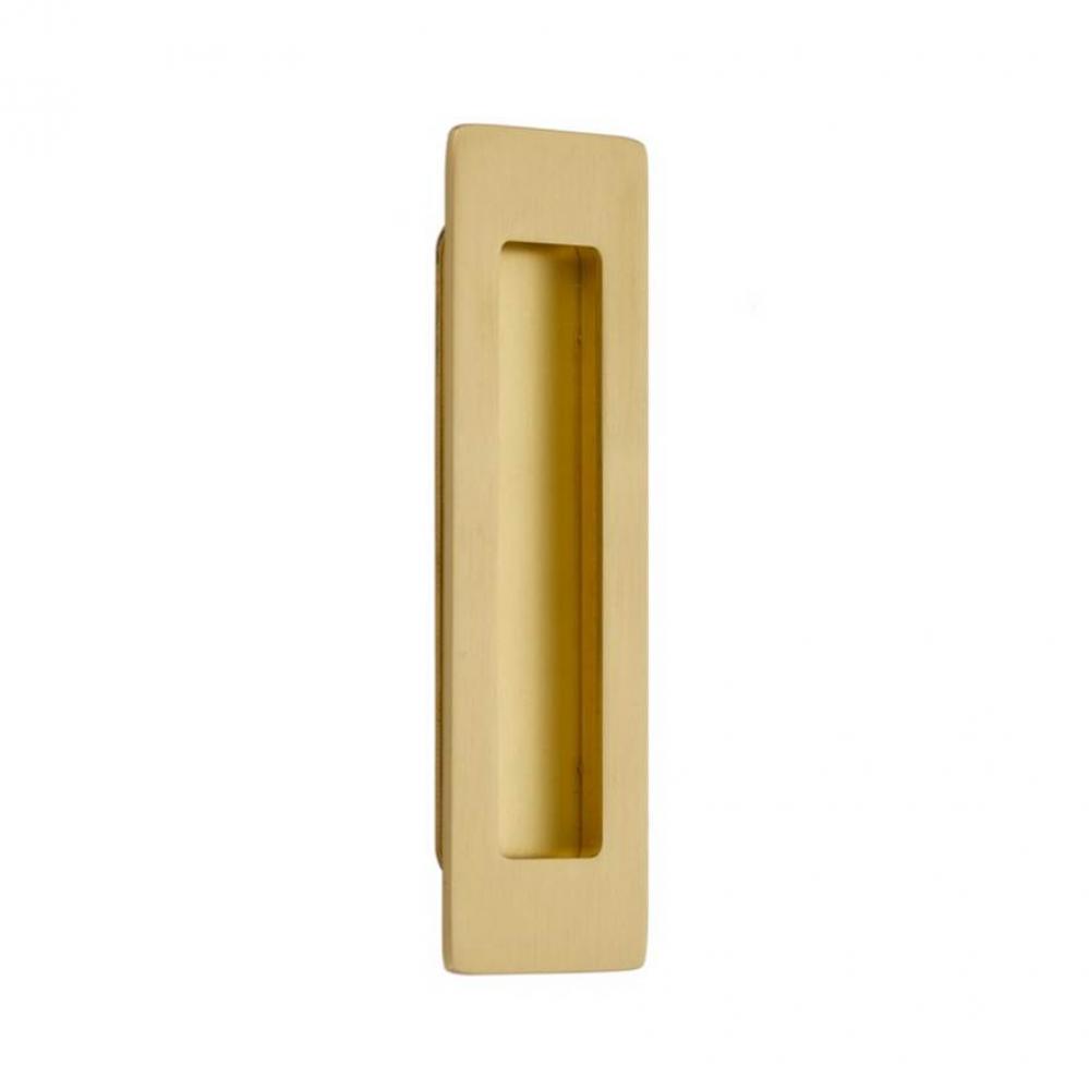 Brass Modern Rectangular Flush Pull 6&apos;&apos;, US4