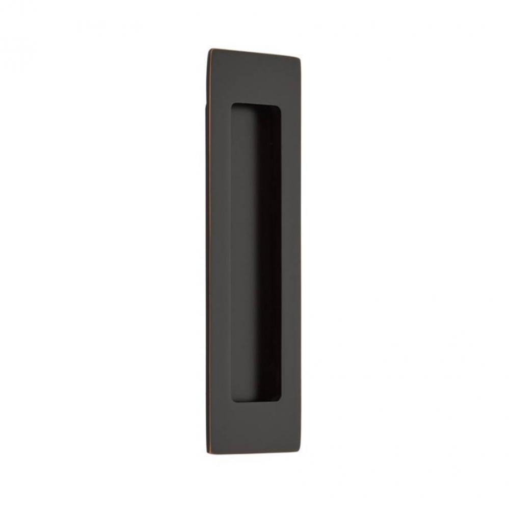 Brass Modern Rectangular Flush Pull 7&apos;&apos;, US10B