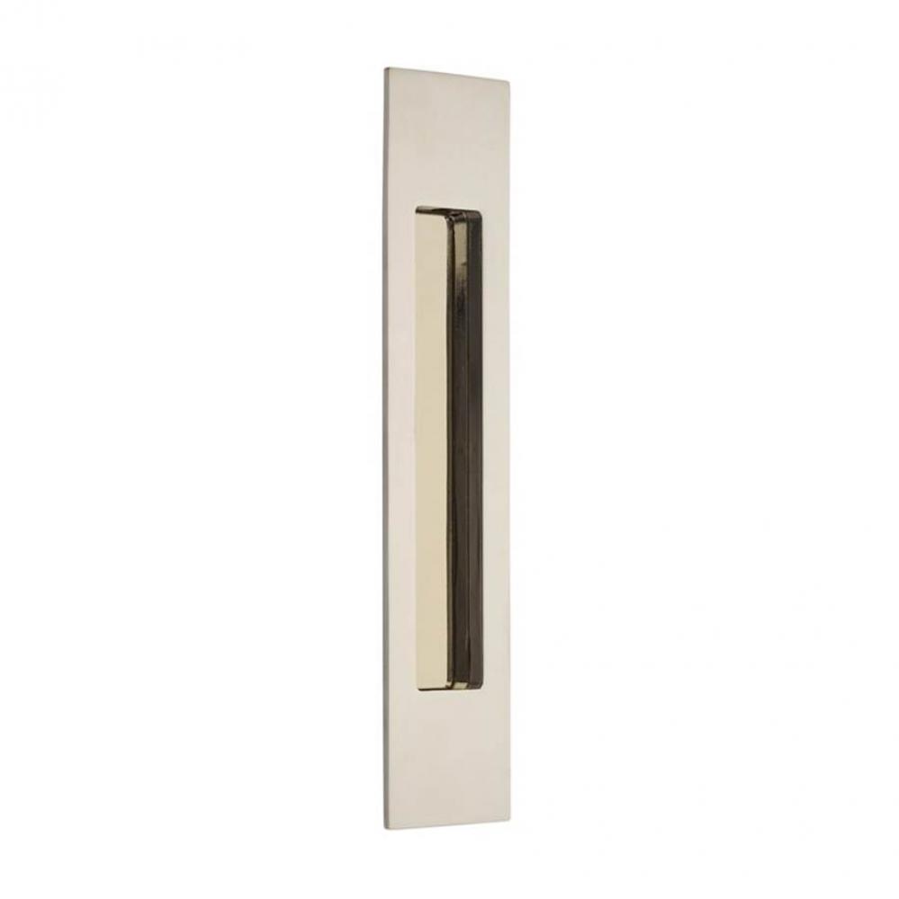 Brass Modern Rectangular Flush Pull 10&apos;&apos;, US14