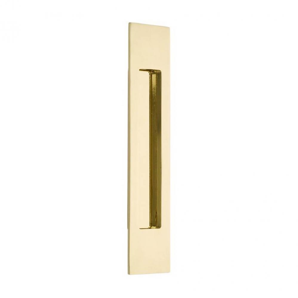 Brass Modern Rectangular Flush Pull 10&apos;&apos;, US3